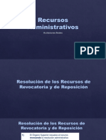 D. Recursos Administrativos, Explicaciones Finales