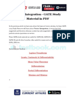 Vector Integration - GATE Study Material in PDF