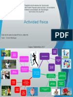 Mapa Mental Actividad Fisica Evaluación 2