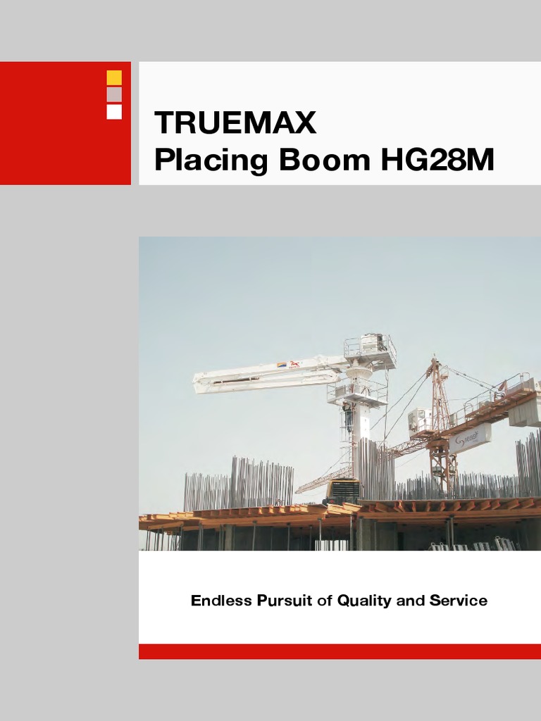 Truemax Placing Boom HG28M: Endless Pursuit of Quality and Service ...