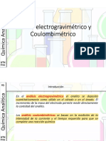 Analisis Electrogravimétrico y Coulombimétrico.
