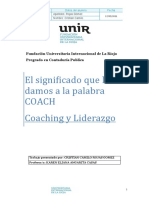 Coaching y Liderazgo - Cristian Camilo Rojas Gomez
