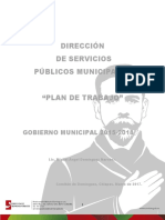 Plan de Trabajo Servicios Publicos