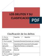 Clasificación de Los Delitos