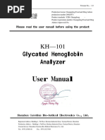 Glycated Hemoglobin Analyzer: User Manual