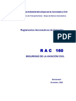 Https___www.aerocivil.gov.Co_normatividad_RAC_RAC 160 - Seguridad de La Aviación Civil