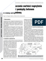 kijania m, metody wyznaczania wartości naprężenia przyczepności pomiędzy betonem a stalą zbrojeniową (2015)