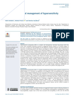 Diagnosis, Course and Management of Hypersensitivity Pneumonitis