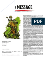 Le Message: Aventure D&D 5 Pour 4 Personnages de Niveau 5