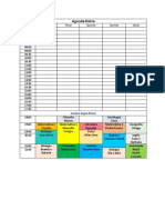 Agenda Diária - Organização de Estudos