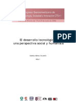 Desarrollo Tecnológico, Una Perspectiva Social y Humana