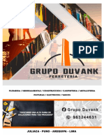 Brochure Grupo Duvank
