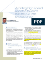 Avoiding High Speed Rejected Takeoffs Due to Egt Limit Exceedance MARKED