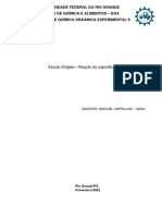 Química Orgânica Experimental II - Reações de Saponificação