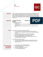 Resume Template 2015