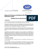 Auditar Acci n Preventiva