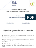 Practicas en Nutrición Clínica II