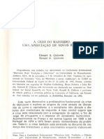 A Crise Do Marxismo Uma Apreciação de Novos Rumo