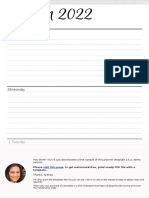 27 Sunday: Hey There! You've Just Downloaded A Free Sample of This Planner Template A.K.A. Demo