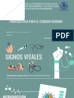 Cuidado de enfermería en signos vitales