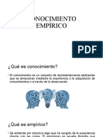 Conocimiento Empírico