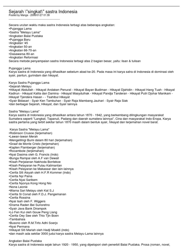 Unduh Gratis Gambar Sejarah Singkat Sastra Indonesia Terupdate oleh www.cikimm.com