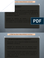 Cómo hacer un diagnóstico social en 40 pasos