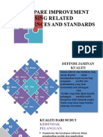 4.0 Prepare Improvement Plan Using Related References and Standards
