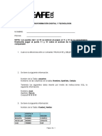 Examen Conocimientos Analista ICG y SAP