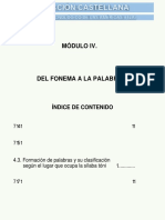 Documento Teórico. Módulo IV