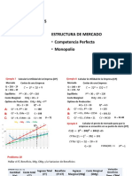 11 y 12 Estructuras de Mercado Ejercicios