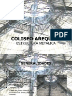 Estructura metálica del Coliseo de Arequipa