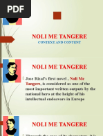 Noli Me Tangere: Context and Content