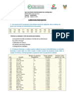 Ejercicios de Dispersion