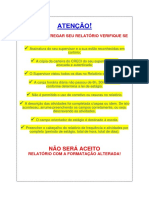 Relatório de Estágio: Verifique antes de entregar