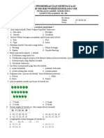 Soal Pas Kls 1 Tema 3 - Websiteedukasi.com