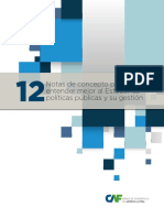 12 Notas de Concepto Para Entender Mejor Al Estado, Las Políticas Públicas y Su Gestión