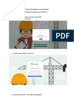 Panduan Pendaftaran Jasa Konstruksi
