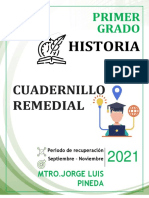 1° Historia - Cuadernillo Remedial Del Alumno