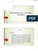 Programación y control de obras: objetivos y conceptos básicos