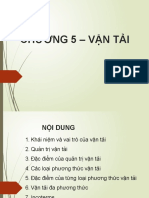 Chương 5 - Vận Tải