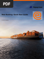 Hapag-Lloyd Booking Process Manual | PDF | Cargo