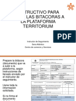 Instructivo para Subir Las Bitacoras A La Plataforma