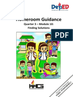 Homeroom Guidance: Quarter 3 - Module 10: Finding Solutions