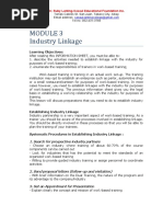 Module 3 Industry Linkage