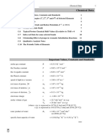 Chemical Data Sheet with Ionization Energies, Bond Energies and Standards