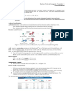 Intended Learning Outcomes: Lecture Notes in Inorganic Chemistry 1 Acids and Bases