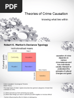 Theories of Crime Causation