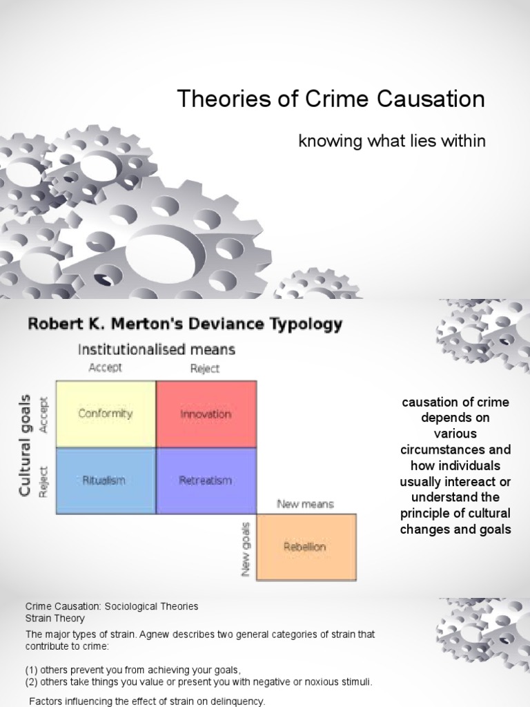 Theories of Crime Causation | PDF | Crime & Violence | Crimes