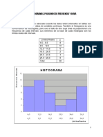 II.3 Histogramas Poligono de Frecuencias y Ojiva